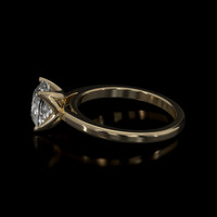 2.06 Ct. Sapphire Ring, 14K Yellow Gold 4