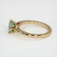 0.81 Ct. Sapphire Ring, 14K Yellow Gold 4
