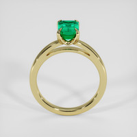 1.24 Ct. Emerald Ring, 18K Yellow Gold 3