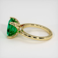 4.31 Ct. Emerald Ring, 18K Yellow Gold 4