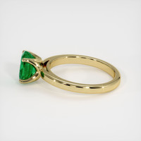 1.21 Ct. Emerald Ring, 18K Yellow Gold 4