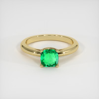 Emerald Ring 0.64 Ct., 18K Yellow Gold Preview
