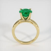 Solitaire Emerald Ring 2.87 Ct., 18K Yellow Gold Preview