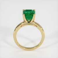 3.01 Ct. Emerald Ring, 18K Yellow Gold 3