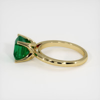 3.01 Ct. Emerald Ring, 18K Yellow Gold 4