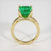 4.83 Ct. Emerald Ring, 18K Yellow Gold 3