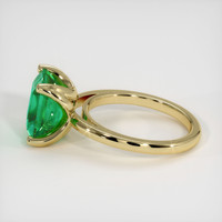 4.83 Ct. Emerald Ring, 18K Yellow Gold 4