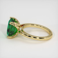 4.16 Ct. Emerald Ring, 18K Yellow Gold 4