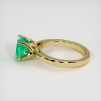 2.59 Ct. Emerald Ring, 18K Yellow Gold 4