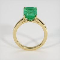 4.00 Ct. Emerald Ring, 18K Yellow Gold 3