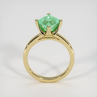 2.47 Ct. Emerald Ring, 18K Yellow Gold 3