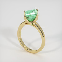 2.47 Ct. Emerald Ring, 18K Yellow Gold 4