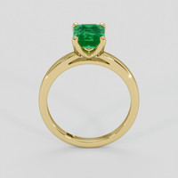 1.72 Ct. Emerald Ring, 18K Yellow Gold 3