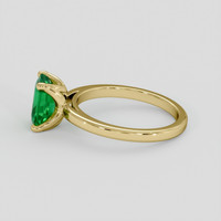 1.72 Ct. Emerald Ring, 18K Yellow Gold 4