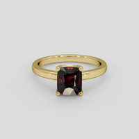1.83 Ct. Red Spinel Ring, 18K Yellow Gold 1