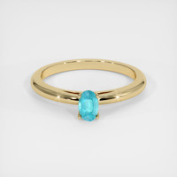 0.31 Ct. Gemstone Ring, 18K Yellow Gold 1