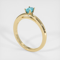 0.31 Ct. Gemstone Ring, 18K Yellow Gold 2