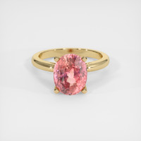 4.50 Ct. Sapphire Ring, 18K Yellow Gold 1