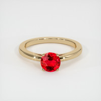 1.07 Ct. Ruby Ring, 18K Yellow Gold 1