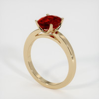 2.00 Ct. Ruby Ring, 18K Yellow Gold 2