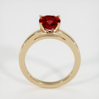 2.00 Ct. Ruby Ring, 18K Yellow Gold 3