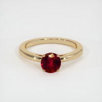 1.17 Ct. Ruby Ring, 18K Yellow Gold 1