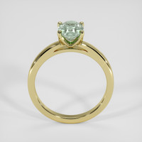 1.55 Ct. Green Sapphire Ring, 18K Yellow Gold 3