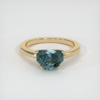 2.59 Ct. Sapphire Ring, 18K Yellow Gold 1