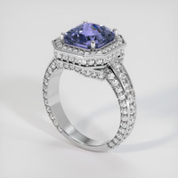 4.14 Ct. Gemstone Ring, Platinum 950 2
