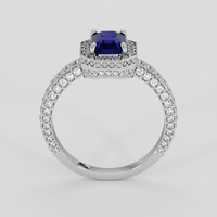 1.17 Ct. Blue Sapphire Ring, Platinum 950 3