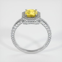 3.05 Ct. Yellow Sapphire Ring, Platinum 950 3