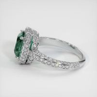 2.67 Ct. Sapphire Ring, 14K White Gold 4