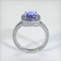 3.00 Ct. Color Change Sapphire Ring, 18K White Gold 3