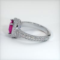 2.44 Ct. Sapphire Ring, 18K White Gold 4