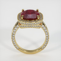 7.02 Ct. Ruby Ring, 18K Yellow Gold 3