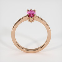 0.90 Ct. Sapphire Ring, 14K Rose Gold 3