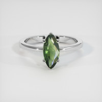 1.24 Ct. Sapphire Ring, 14K White Gold 1