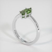 1.24 Ct. Sapphire Ring, 14K White Gold 2