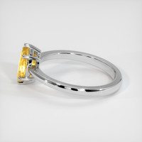 2.11 Ct. Yellow Sapphire Ring, 14K White Gold 4