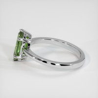1.24 Ct. Sapphire Ring, 18K White Gold 4