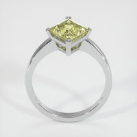 3.20 Ct. Sapphire Ring, 18K White Gold 3