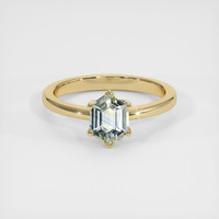 1.36 Ct. Bi Color Sapphire Ring, 10K Yellow Gold 1