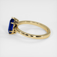 2.04 Ct. Blue Sapphire Ring, 10K Yellow Gold 4