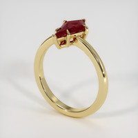 1.01 Ct. Gemstone Ring, 14K Yellow Gold 2