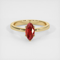 1.05 Ct. Ruby  Ring - 14K Yellow Gold
