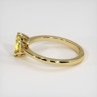 0.59 Ct. Yellow Sapphire Ring, 14K Yellow Gold 4