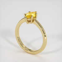 1.24 Ct. Yellow Sapphire Ring, 14K Yellow Gold 2