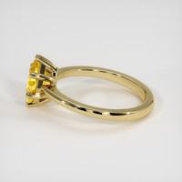 1.24 Ct. Yellow Sapphire Ring, 14K Yellow Gold 4
