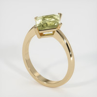3.20 Ct. Sapphire Ring, 14K Yellow Gold 2