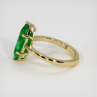 2.97 Ct. Emerald Ring, 18K Yellow Gold 4